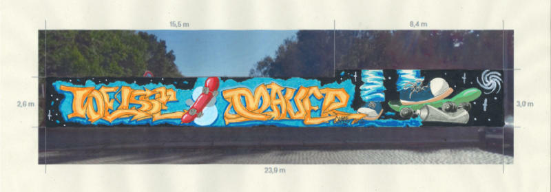 Auf einen Kaffee beim Skatepark