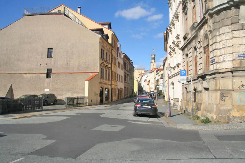 Die Böhmische Straße wird jetzt ausgebaut