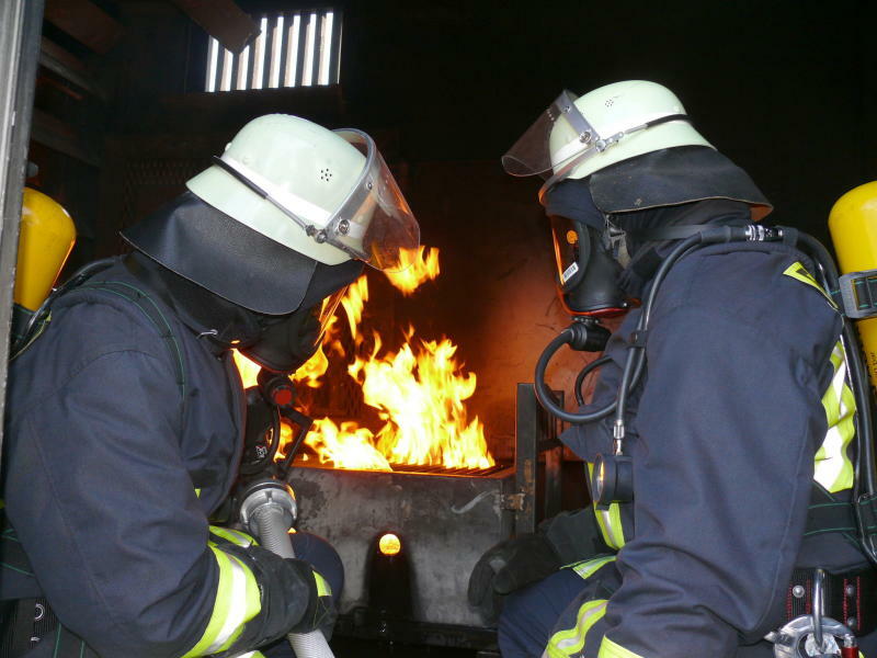 Brandbekämpfung im Kreis Bautzen wie in echt