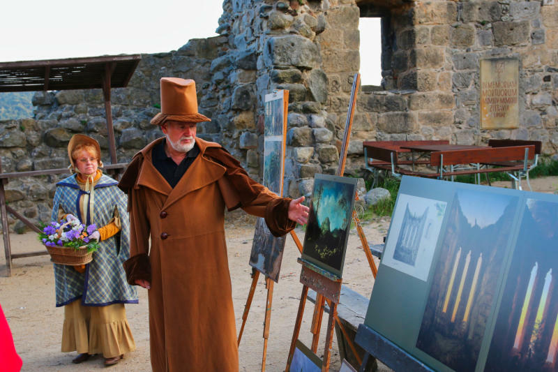 Maler Karl Wolfgang Weber zu Gast beim „Kunstsalon Zittau“