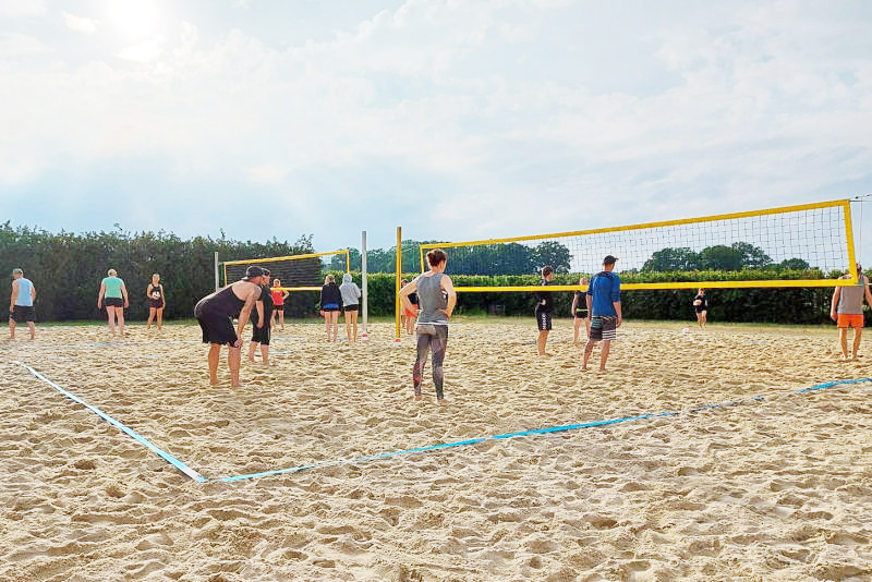 Captainscup auf dem Beachfeld