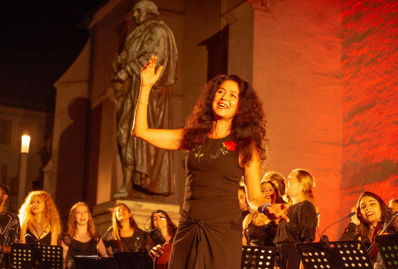 Konzert auf der Freilichtbühne in Zittau 