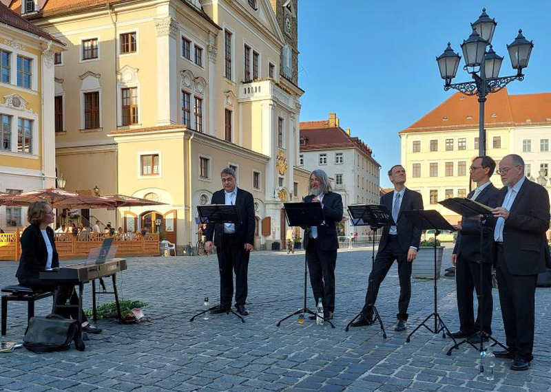 Konzert mit den „Comedian Cantorists“