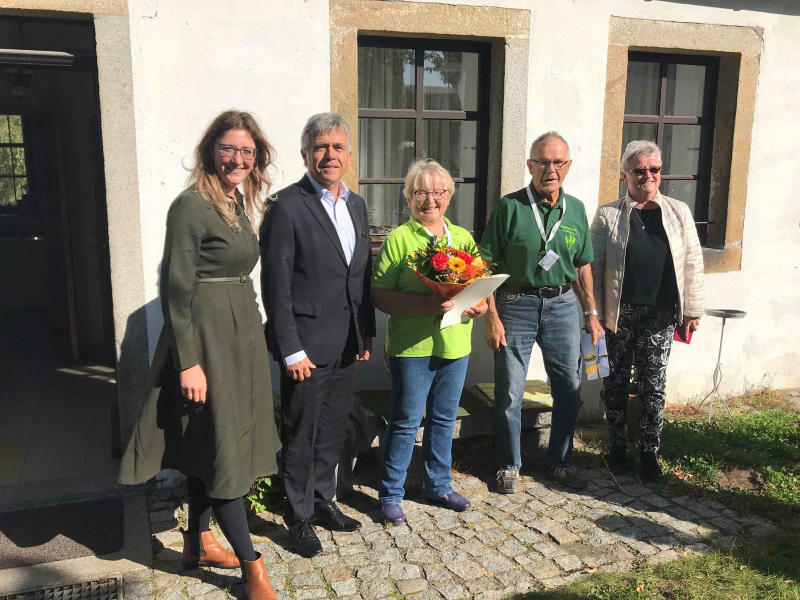 Vorbildliche Ehrenamtler vom Heimatverein Haselbachtal