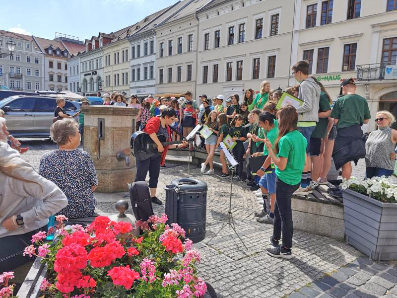 Fête de la Musique in der Stadt Löbau