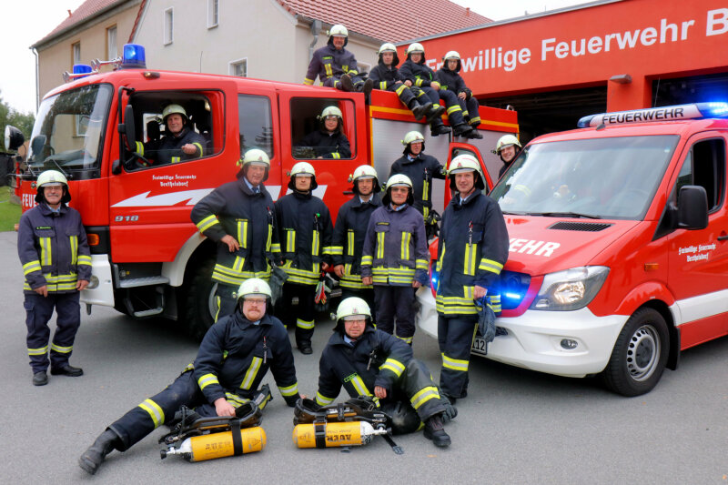 Berthelsdorfer Feuerwehr feiert zwei Jubiläen