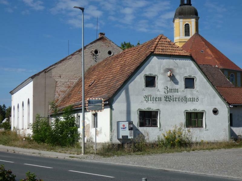 Der Gasthof Oßling wird jetzt abgerissen 