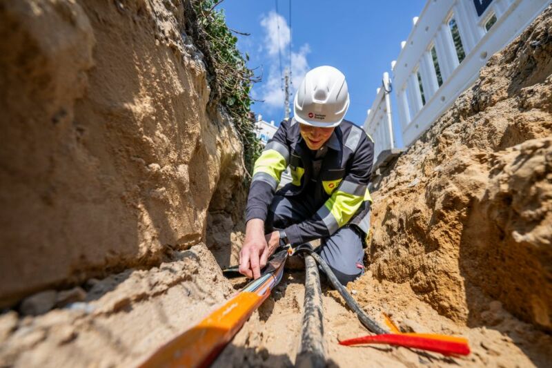 Erste Glasfaseranschlüsse in Bischofswerda aktiviert