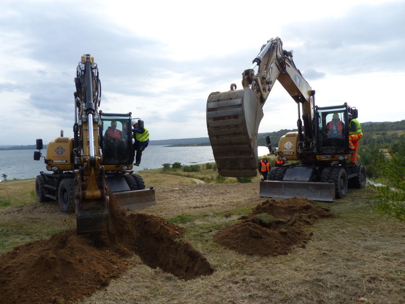 Nordstrand am Berzdorfer See wird jetzt erschlossen