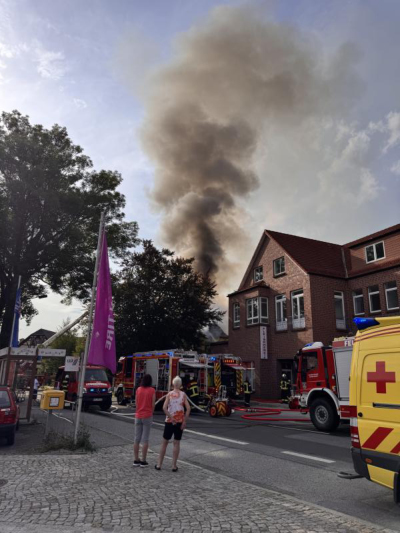 Großbrand in der alten Fabrikanten-Villa