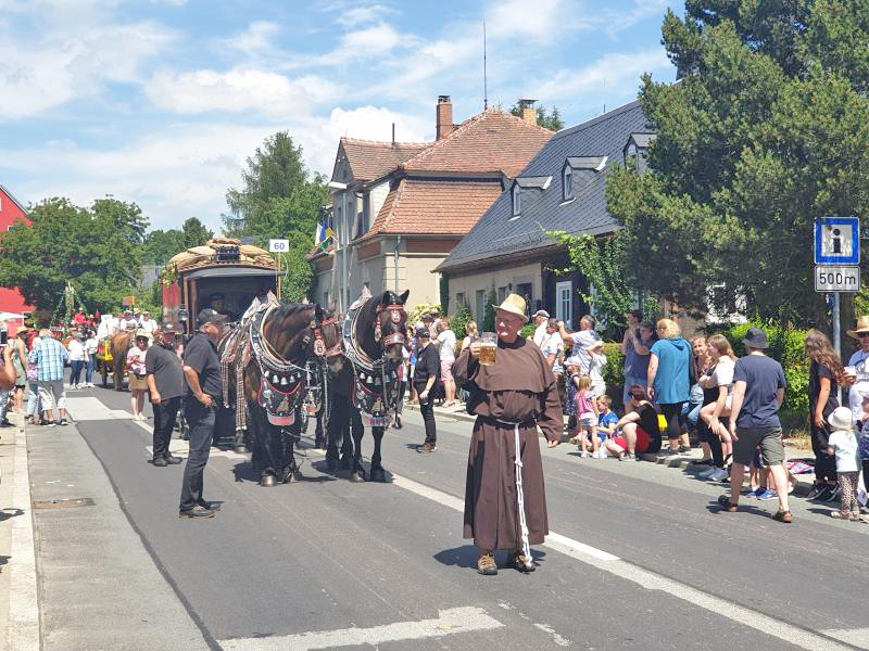 Die Pferde sind die Stars beim 29. Eibauer Bierzug