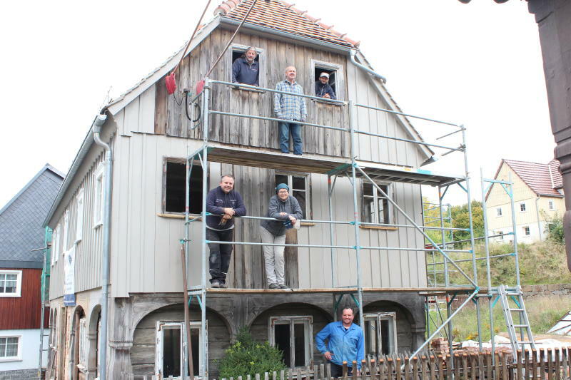 In Schirgiswalde kann man fleißige Handwerker sehn