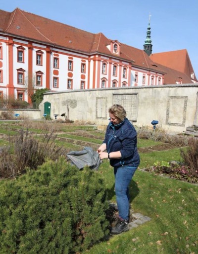 Umwelt- und Lehrgarten wird schick gemacht