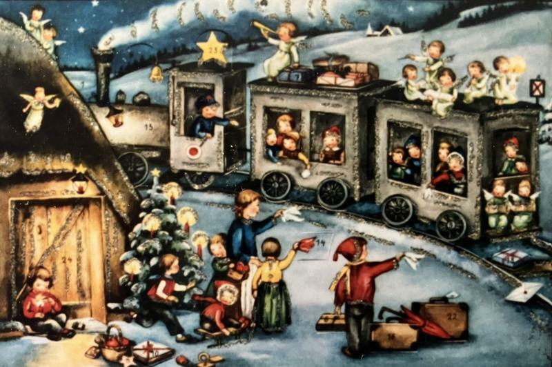 Tränen um einen zerrissenen Adventskalender