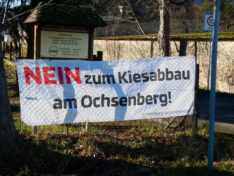 Protest: „Ring um den Ochsenberg steht“