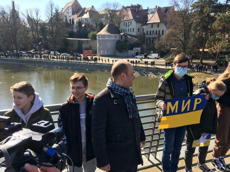 Schülerdemo für die Ukraine: Ein Hoch der Symbolpolitik