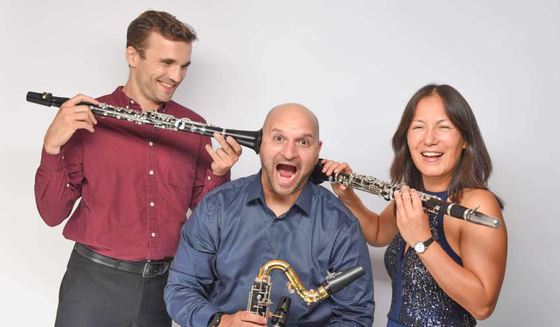 „Klarinettentrio Schmuck“ im Zittauer Bürgersaal