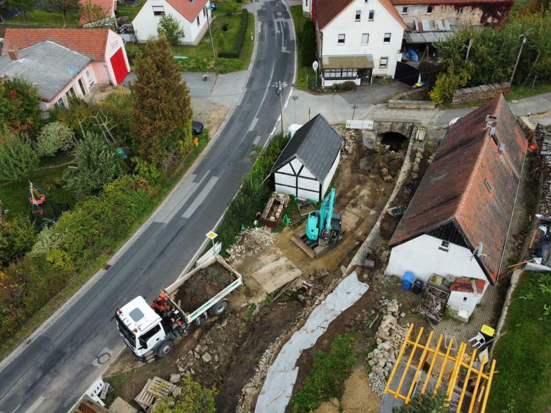 Weltkriegsbombe hält Königshain in Atem