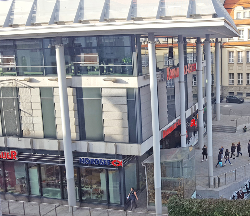 Zutritt zum Kornmarkt-Center nur noch mit Maske