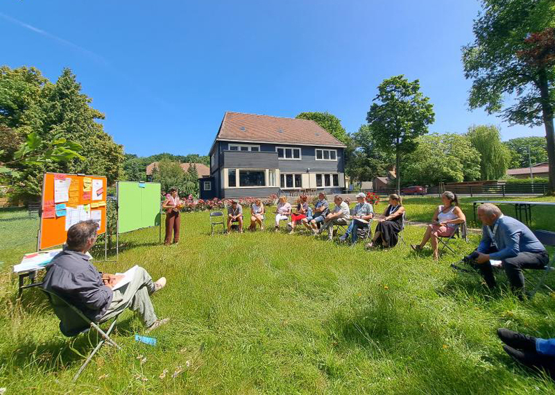 Zeichenkurs am Konrad-Wachsmann-Haus