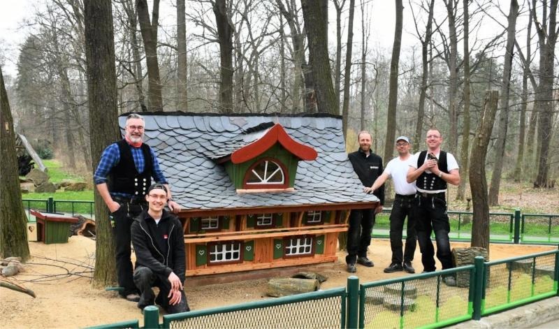 Ein „5-Sterne Hotel“ für die Meerschweinchen im Tierpark