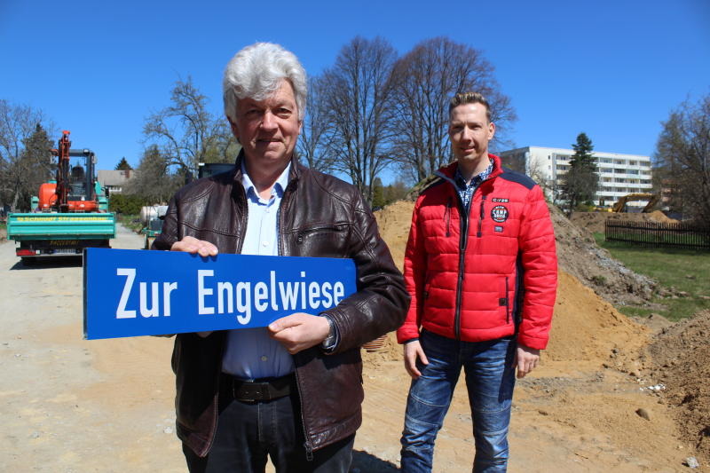 Neues Wohnviertel im Grünen