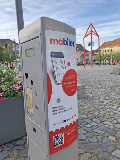 Parkschein mit der App ziehen