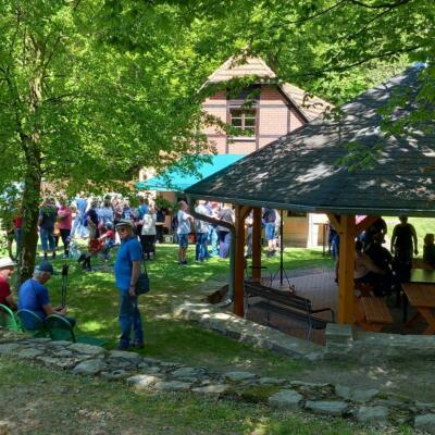 Urige Atmosphäre an der Mühle in Thiemendorf