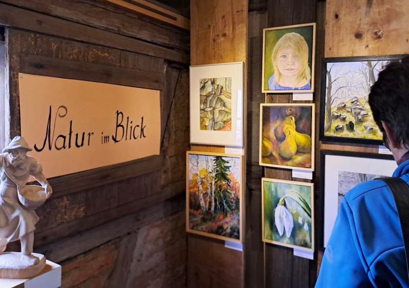 „Natur im Blick“ mit den Künstlern