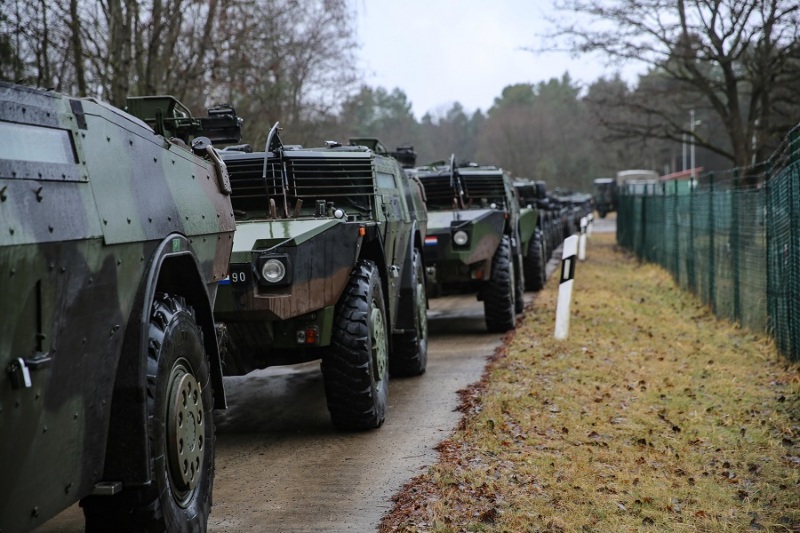 Niederländer üben in der Oberlausitz Militäreinsatz
