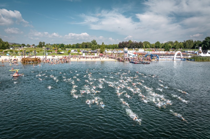 Hitzeschlacht bei O-See Challenge im Zittauer Gebirge