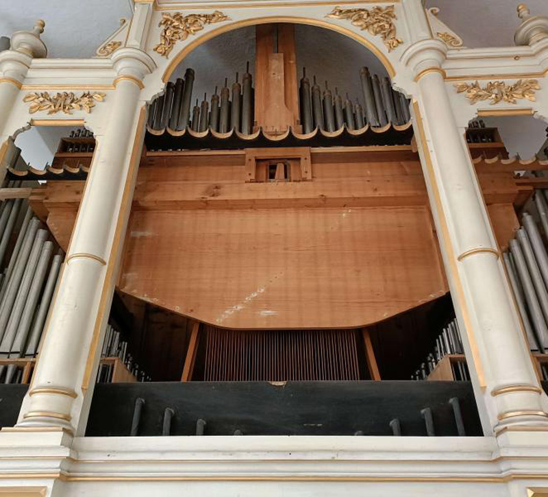 Orgel in Niedercunnersdorf in neuem Glanz