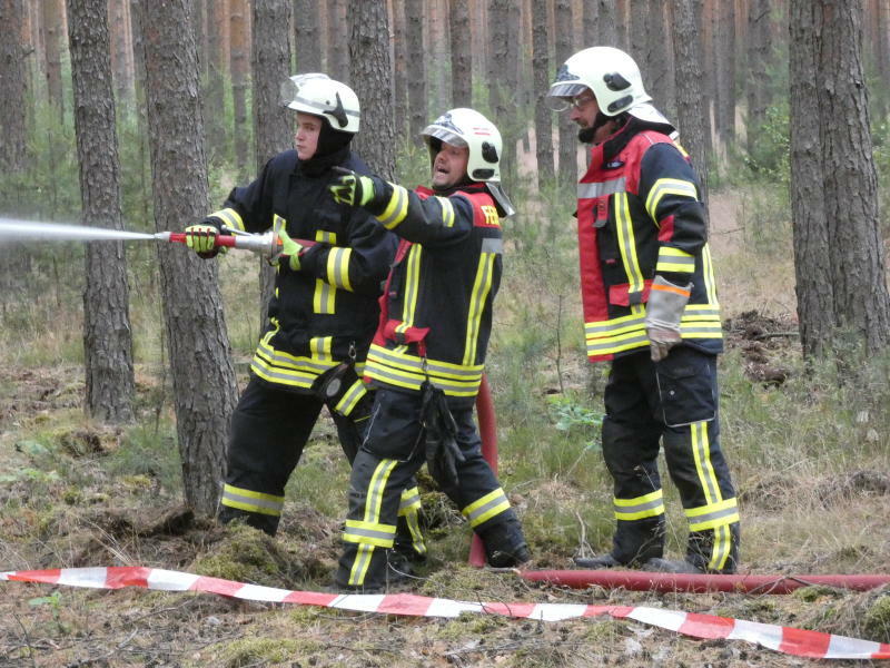 Extrem hohe Gefahr von Waldbränden in der Region