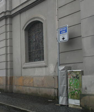 Neuer Parkplatz am Zittauer Johannisplatz