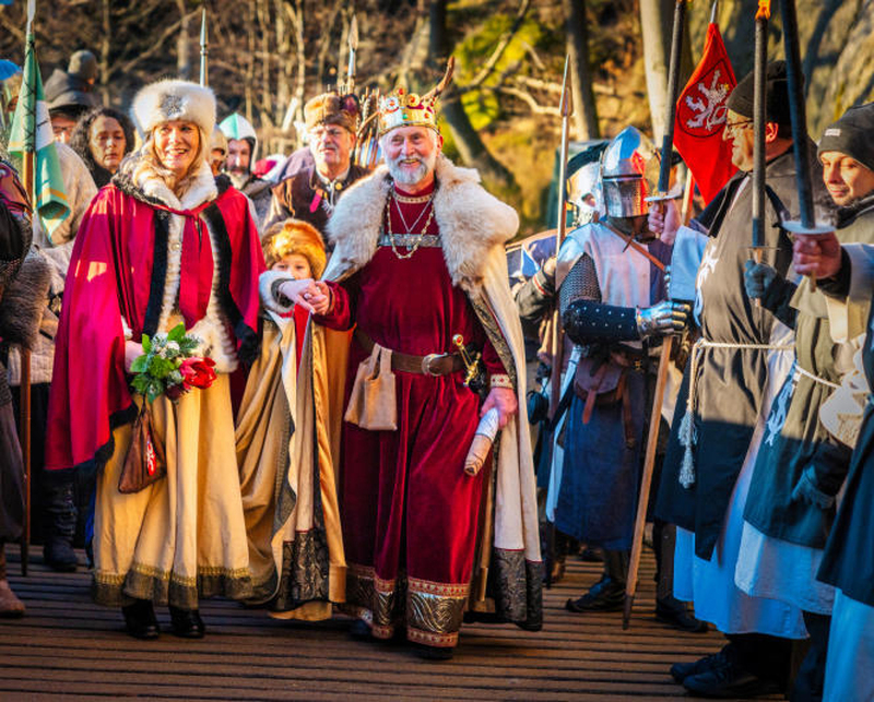 Kaiserweihnacht auf dem Berg Oybin