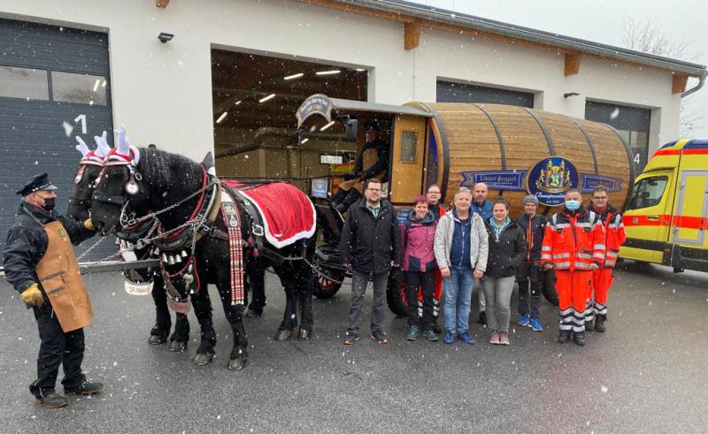 Überraschung zu Nikolaus für Mitarbeiter der Löbauer Rettungsstelle 