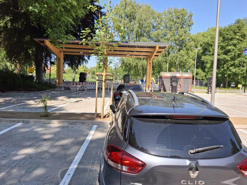 Schöner parken auf der Beethovenstraße Bischofswerda