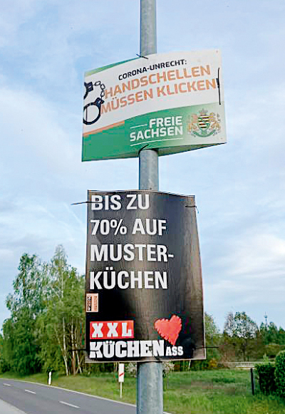 Plakatierung zu den Wahlen problematisch?