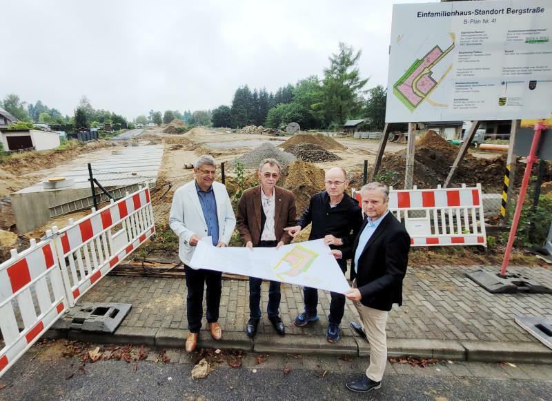 Erschließung des Wohngebietes Bergstraße kommt zügig voran