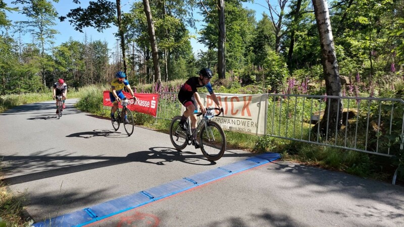 Straßenradsport am Czorneboh