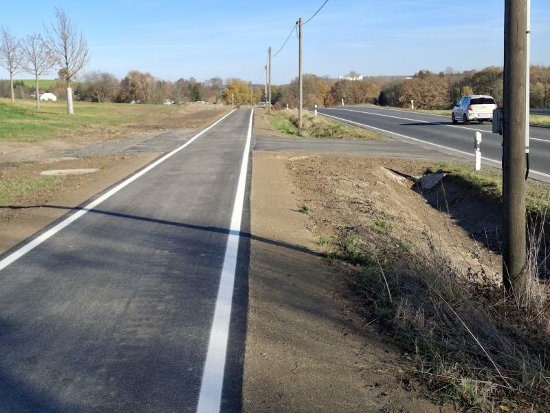 Neuer Radweg bis Großharthau