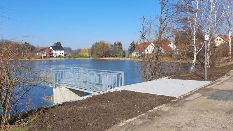 Vorbecken Neumalsitz an der Talsperre ist nun fertig saniert