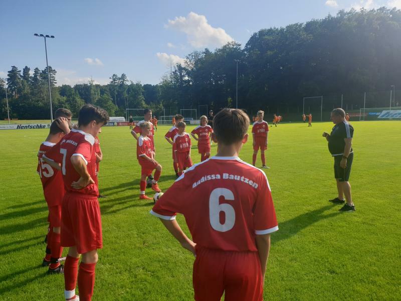 Fußball-Talente im Bautzener Humboldthain gesichtet