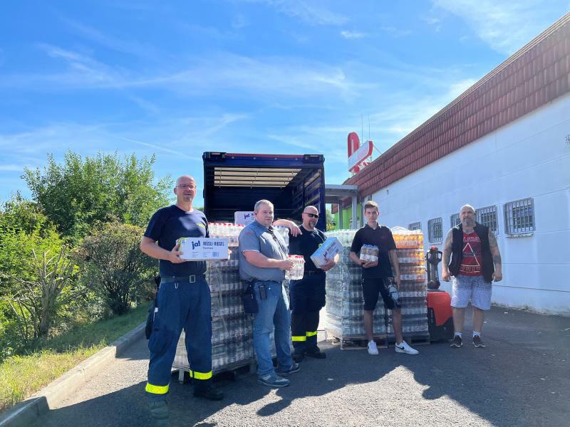 Wasser braucht es nicht nur gegen den Brand