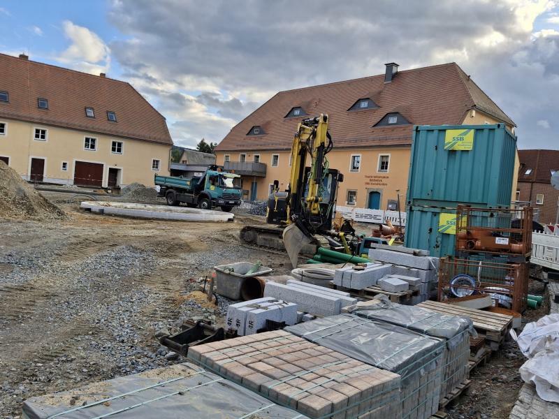 Rittergutshof in Neukirch/Lausitz wird erneuert