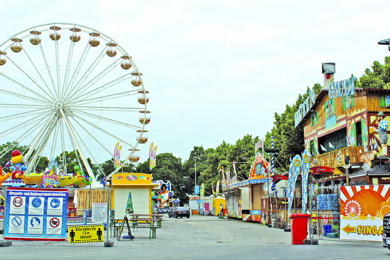 Das Riesenrad dreht seine Runden