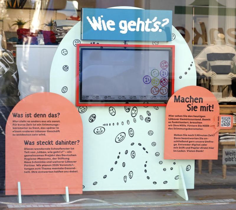 Schaufenster auf Wandertour in Löbau