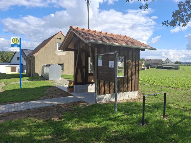 Neue Schutzhütte für Milkwitz