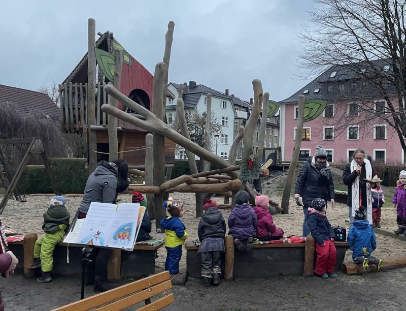 Kletterwald für die Kinder eingeweiht