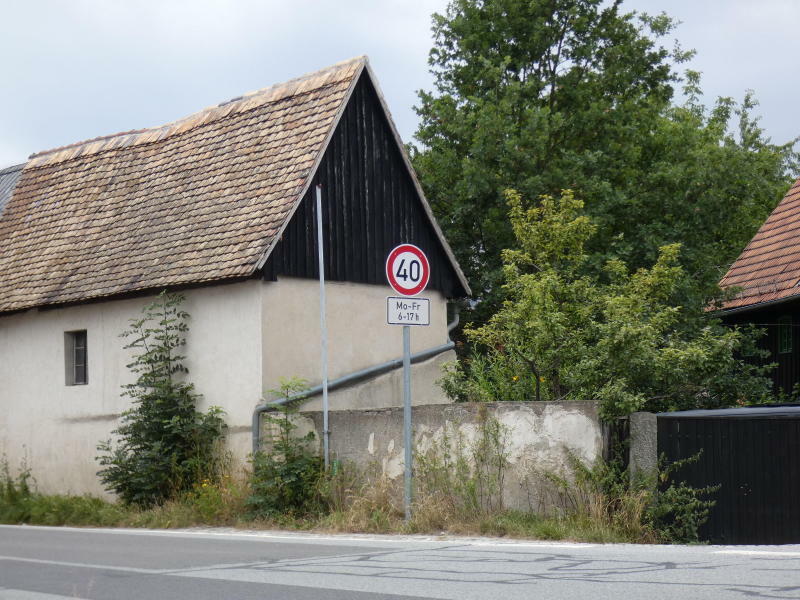 Tempo 40 auf der Bischofswerdaer Straße